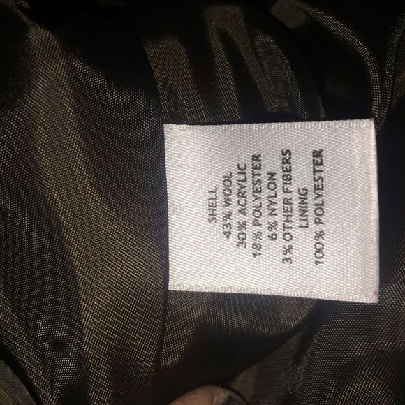 Halogen Tweed Batwing Wool Blend Jacket Tweed Sz XL Oversized Caplet - Picture 12 of 14